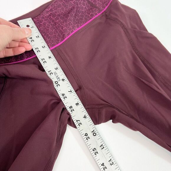 lululemon athletica Swift Speed Tight Leggings Womens 6 Burgundy Pink High Rise - Picture 4 of 13